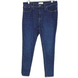 Madewell Women's Skinny Jeans - Dark Blue